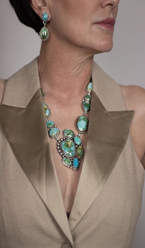 Sonoran Gold Floral Necklace Set