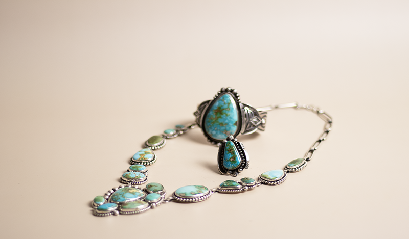 Sonoran Gold Floral Necklace Set