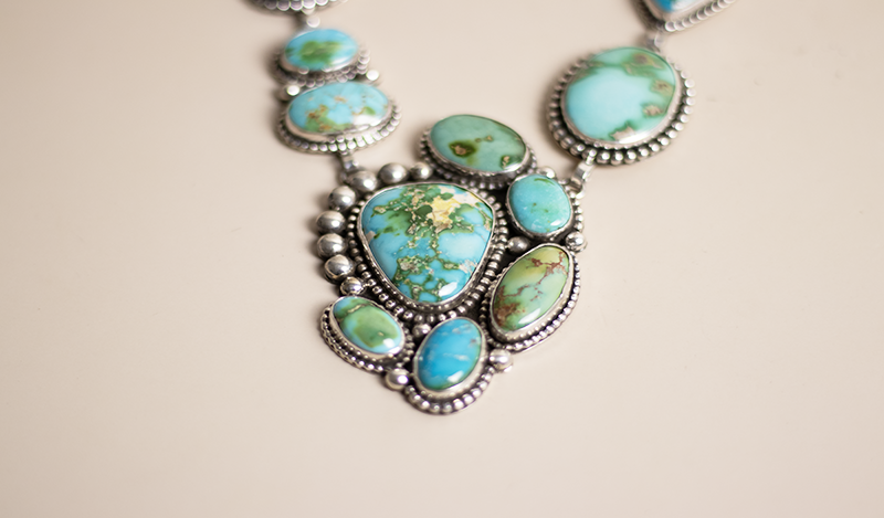 Sonoran Gold Floral Necklace Set