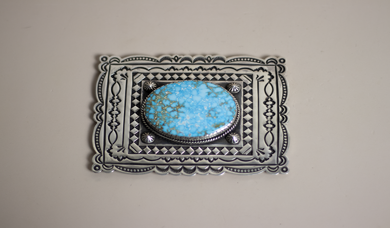 75 Carat Sonoran Blue Turquoise Treasure Box