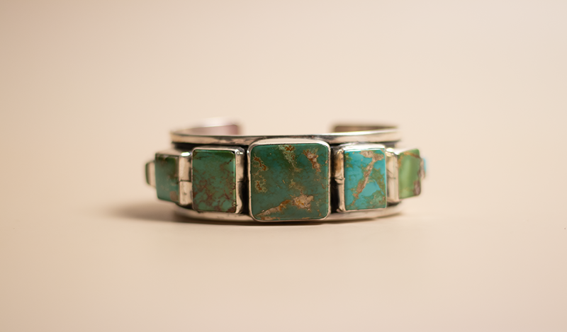 7 Stone Bonecutter Cuff