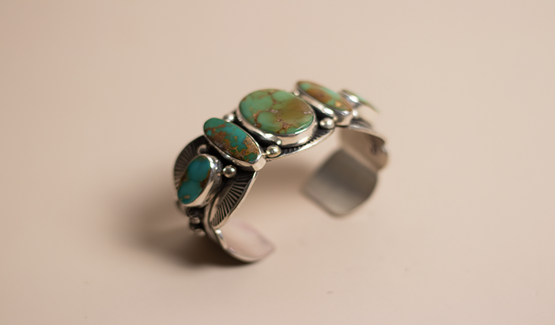 5 Stone Bonecutter Cuff
