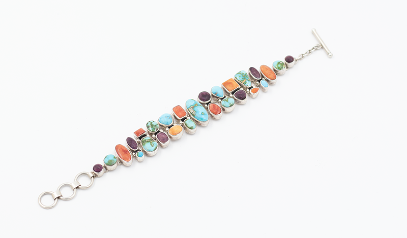 Multi-Color Link Bracelet
