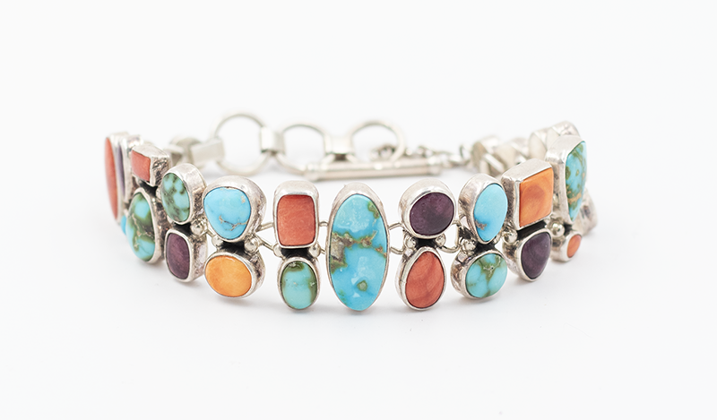 Multi-Color Link Bracelet