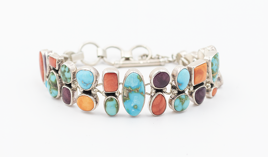 Multi-Color Link Bracelet