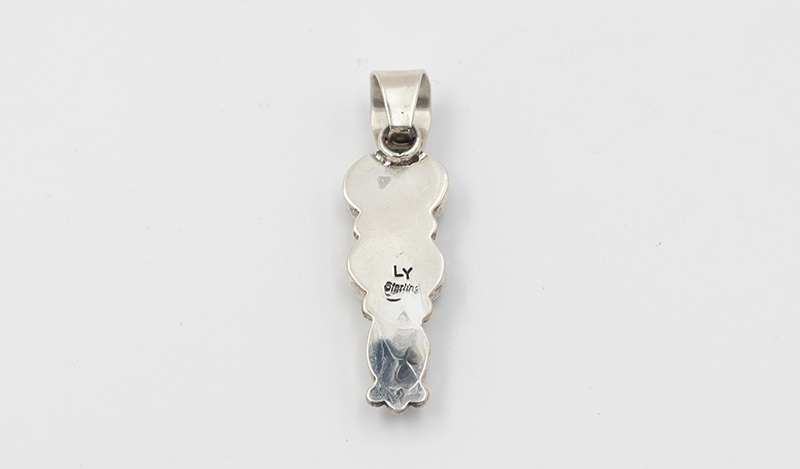 3 Stone Sonoran Gold Drop Pendant