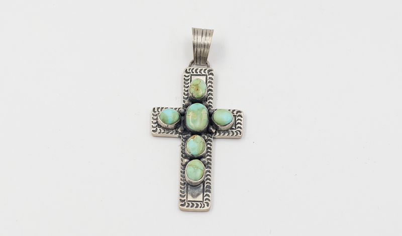 Sonoran Gold 6 Stone Cross