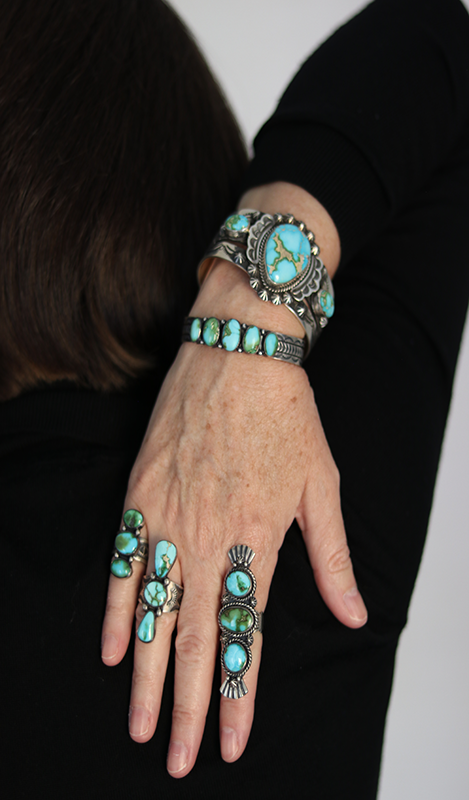 Three Stone Vertical Statement Ring