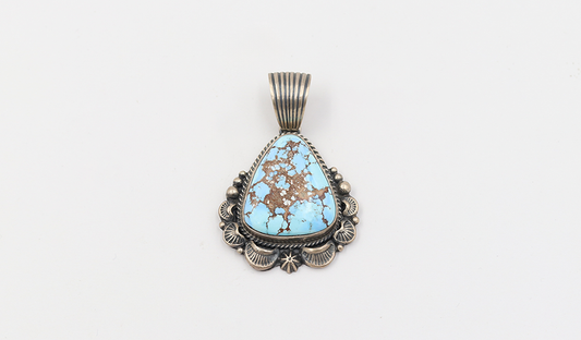 Golden Hills Handstamped Pendant