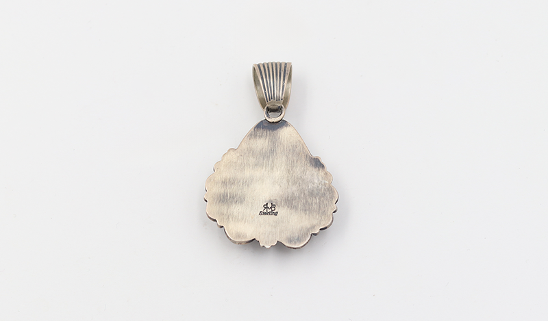 Golden Hills Handstamped Pendant