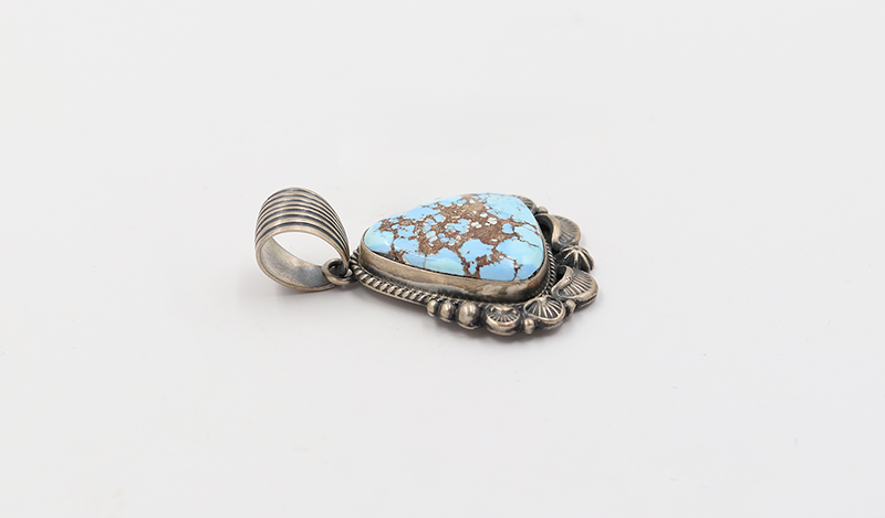 Golden Hills Handstamped Pendant