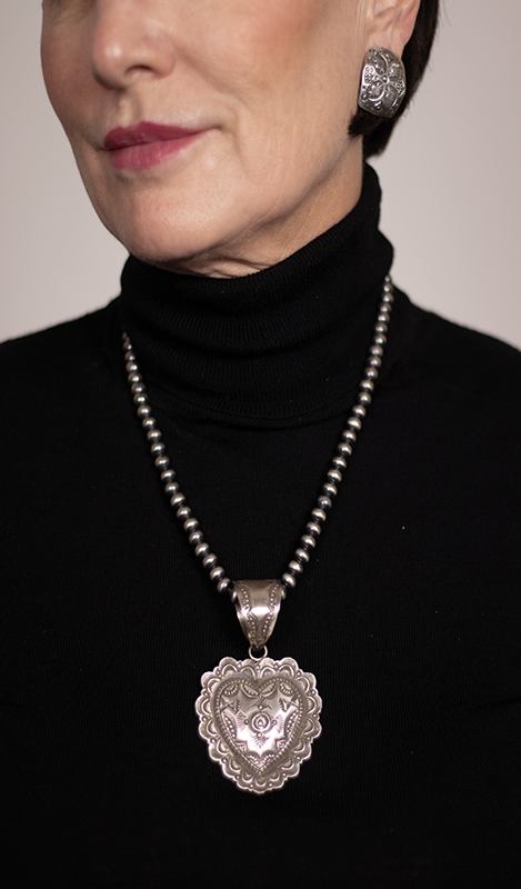 Lace Heart Pendant
