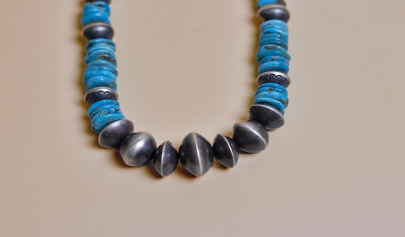 26" Navajo Pearls with Turquoise