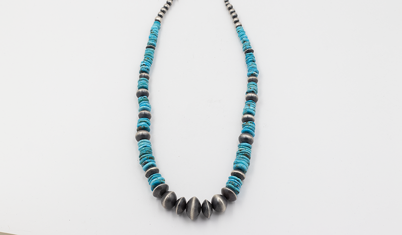 26" Navajo Pearls with Turquoise
