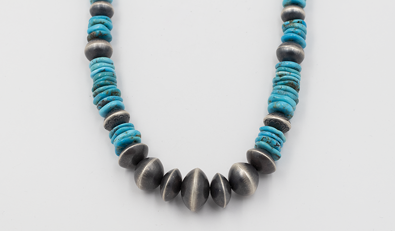26" Navajo Pearls with Turquoise