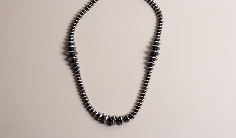 32" Navajo Pearls with Saucer Beads