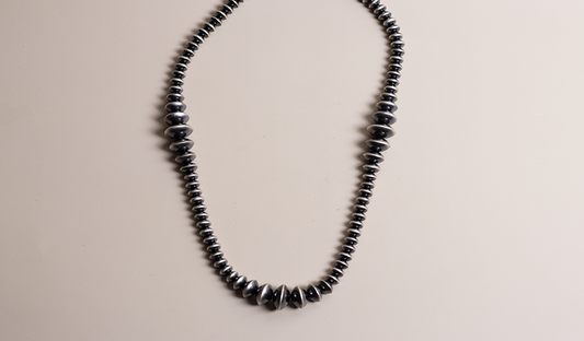 32" Navajo Pearls with Saucer Beads