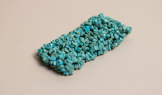 Wide Turquoise Nugget Bracelet