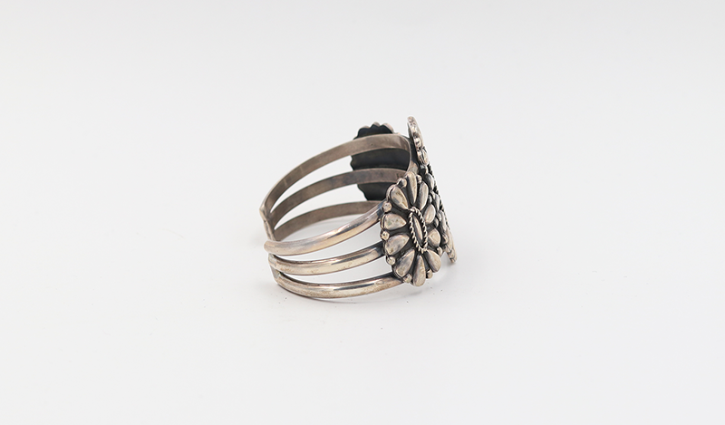 Silver Cluster Cuff