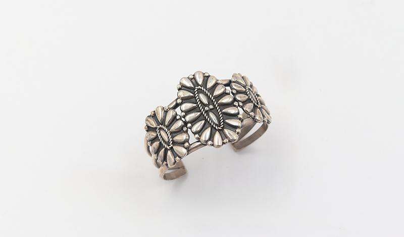 Silver Cluster Cuff
