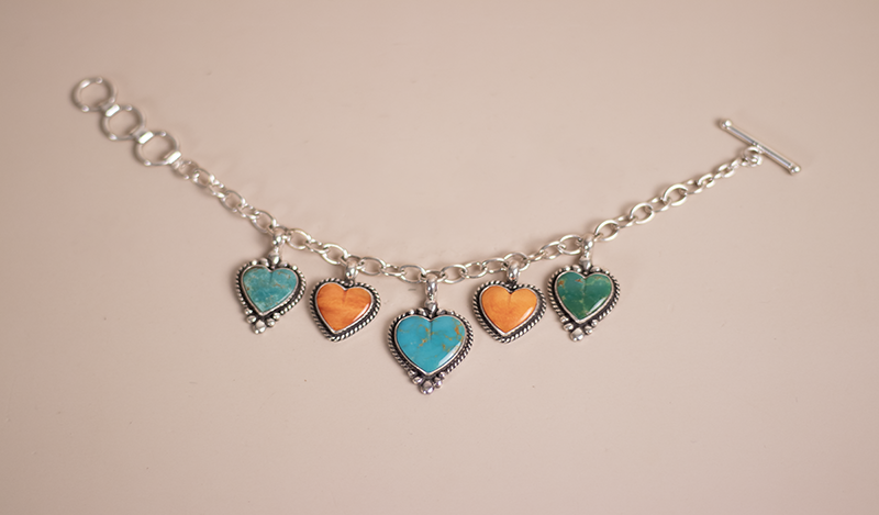 Heart Charm Bracelet