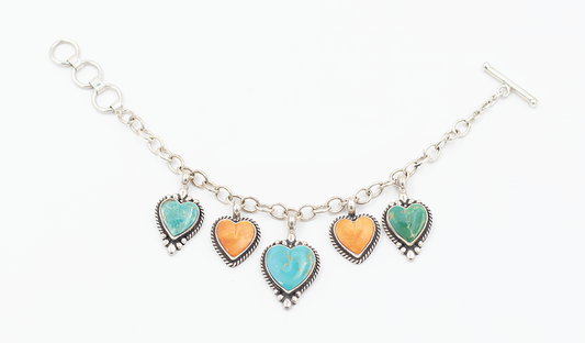 Heart Charm Bracelet