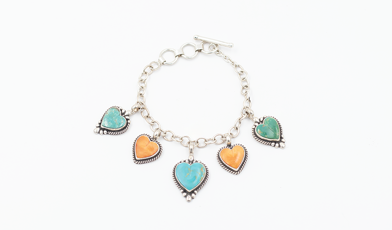 Heart Charm Bracelet