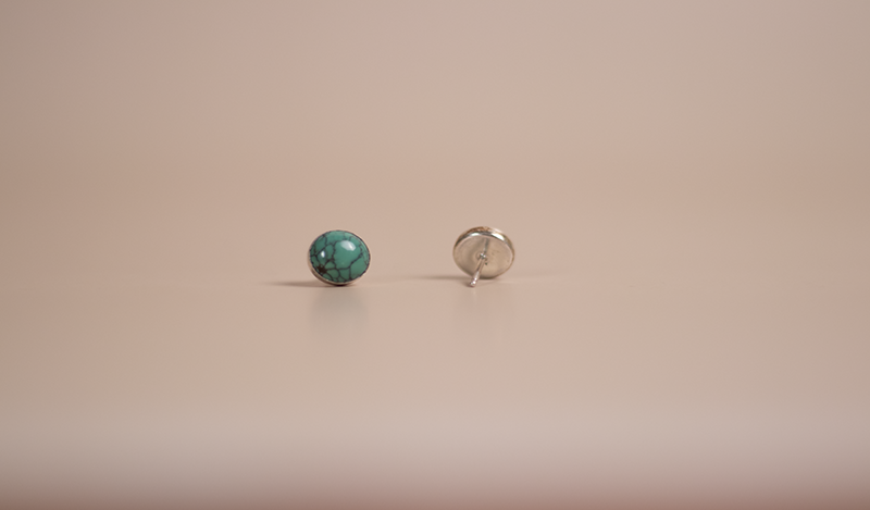 Green Turquoise Studs