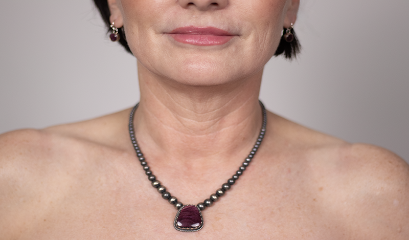 Purple Spiny Oyster Princess Necklace