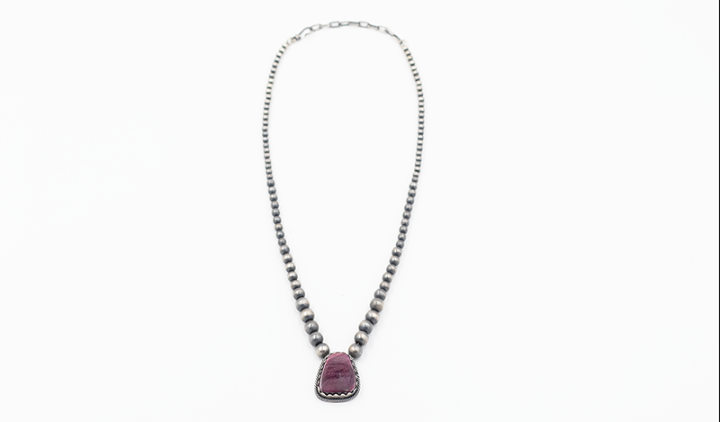 Purple Spiny Oyster Princess Necklace