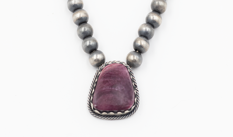 Purple Spiny Oyster Princess Necklace
