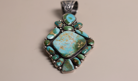 16 Stone Royston Cluster Pendant