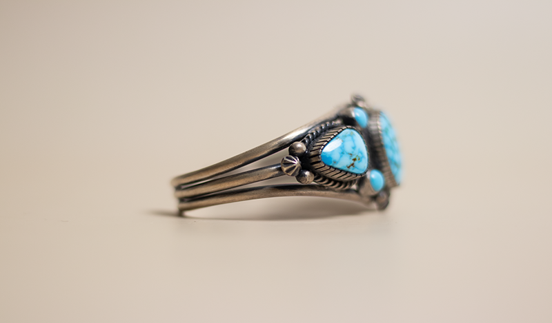 High Grade Sonoran Blue Cuff