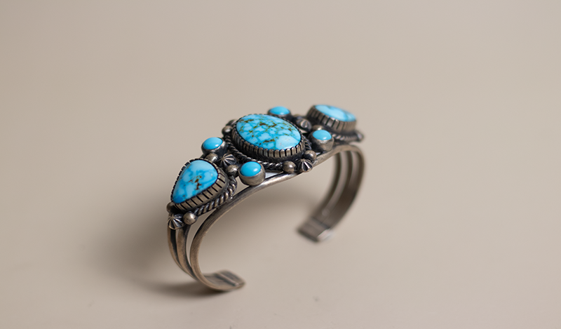 High Grade Sonoran Blue Cuff