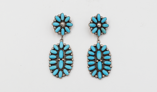 Kingman Cluster Dangle Earrings