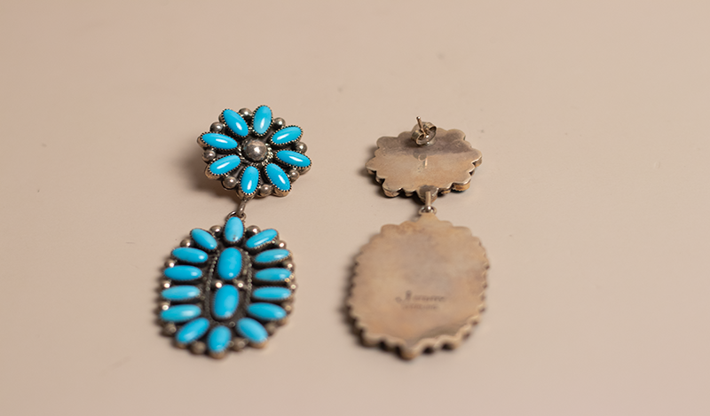 Kingman Cluster Dangle Earrings