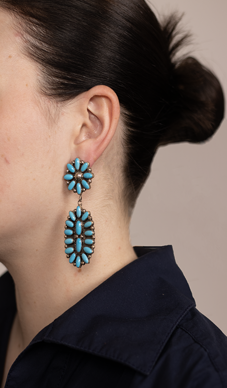 Kingman Cluster Dangle Earrings