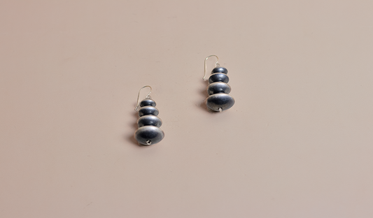 Navajo Pearl Drop Earrings