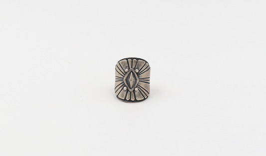 Wide Band Radiant Line Ring