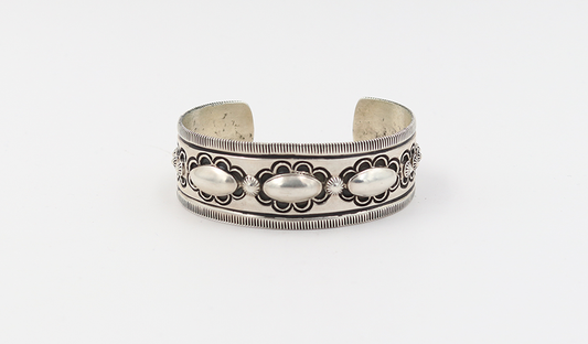 Floral Channel Cuff