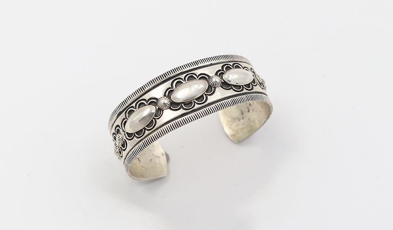 Floral Channel Cuff