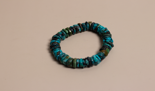 Deep Turquoise Nugget Bracelet