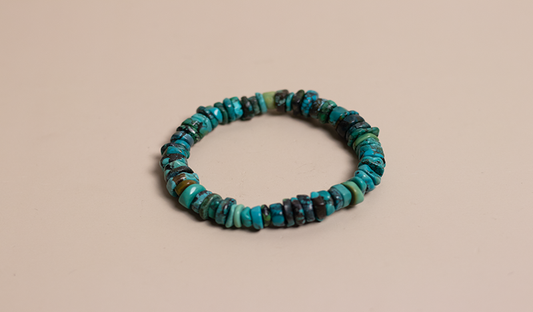 Bright Turquoise Nugget Bracelet