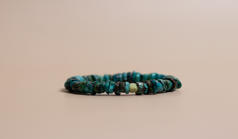 Bright Turquoise Nugget Bracelet