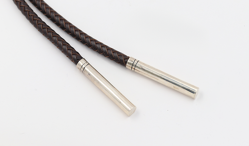 Heavy Stamped Kingman Charlie John Bolo Tie