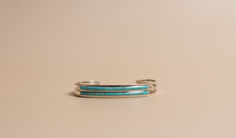 Split Zuni Inlay Cuff