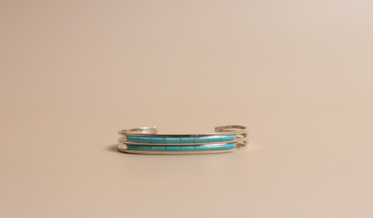 Split Zuni Inlay Cuff