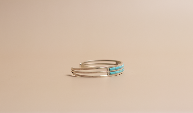 Split Zuni Inlay Cuff