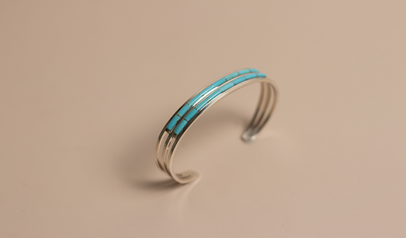 Split Zuni Inlay Cuff