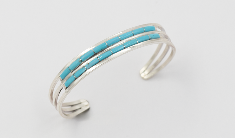 Split Zuni Inlay Cuff